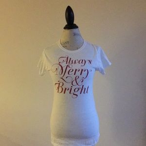 Christmas white shirt